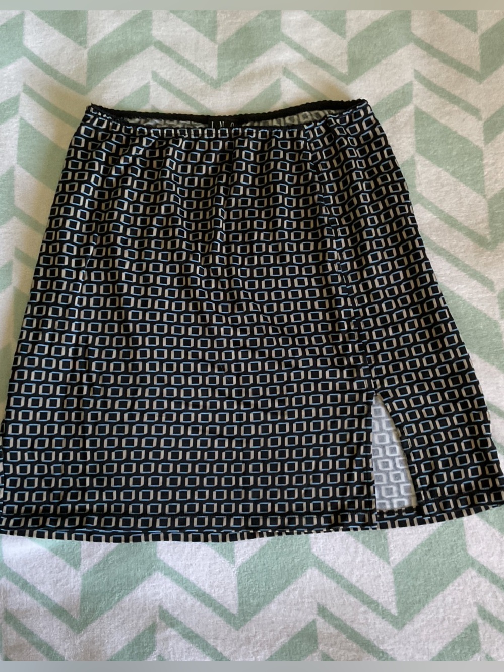 INC Black Mini Skirt